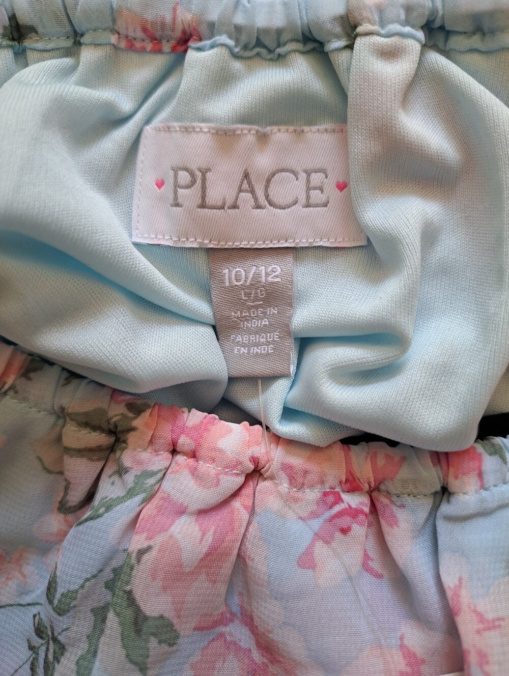 Place Light Blue Floral Ruffle-Sleeve Dress - Picture 2 of 7